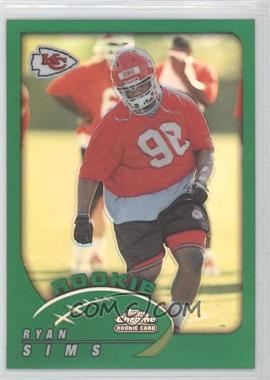 2002 Topps Chrome - [Base] #184 - Rookie Refractor - Ryan Sims