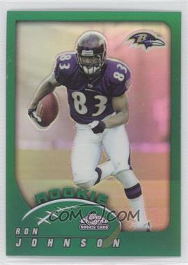 2002 Topps Chrome - [Base] #229 - Rookie Refractor - Ron Johnson