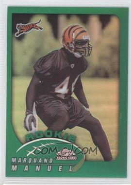 2002 Topps Chrome - [Base] #233 - Rookie Refractor - Marquand Manuel