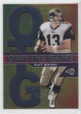 2002 Topps Chrome - Own the Game #OG1 - Kurt Warner
