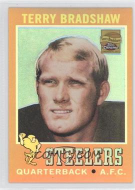 2002 Topps Chrome - Terry Bradshaw Reprints - Refractor #1 - Terry Bradshaw /100