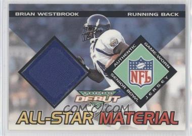 2002 Topps Debut - All-Star Materials #AM-BW - Brian Westbrook