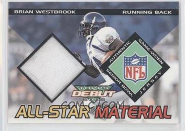 2002 Topps Debut - All-Star Materials #AM-BW - Brian Westbrook