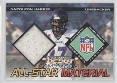 2002 Topps Debut - All-Star Materials #AM-NH - Napoleon Harris