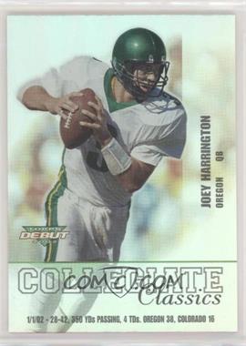 2002 Topps Debut - Collegiate Classics #CC8 - Joey Harrington