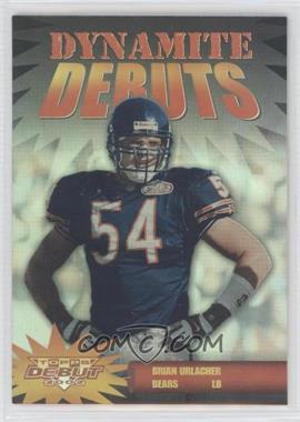 2002 Topps Debut - Dynamite Debuts #DD16 - Brian Urlacher