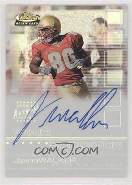 2002 Topps Finest - [Base] - Refractor #124 - Javon Walker /175