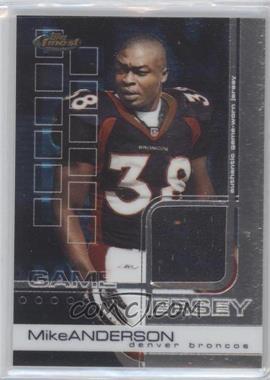 2002 Topps Finest - [Base] #74 - Mike Anderson /999