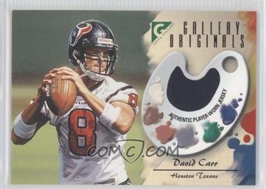 2002 Topps Gallery - Originals Jerseys #GO-DC - David Carr