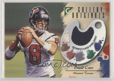 2002 Topps Gallery - Originals Jerseys #GO-DC - David Carr