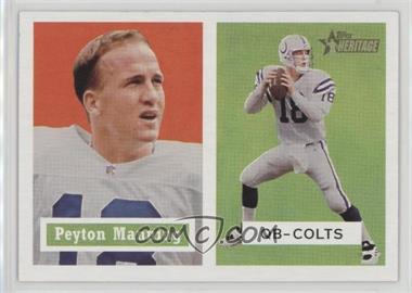 2002 Topps Heritage - [Base] #86 - Peyton Manning