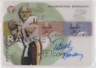 2002 Topps Pristine - Autographs #P-PR - Patrick Ramsey