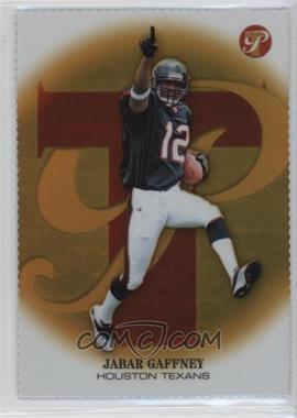 2002 Topps Pristine - [Base] - Gold Refractor Die-Cut #119 - Jabar Gaffney /79