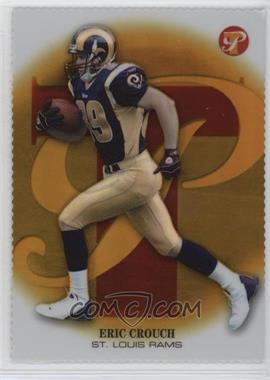 2002 Topps Pristine - [Base] - Gold Refractor Die-Cut #155 - Eric Crouch /79