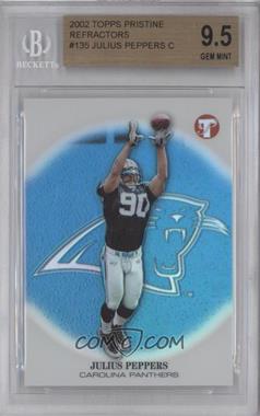 2002 Topps Pristine - [Base] - Refractor #135 - Julius Peppers /999 [BGS 9.5 GEM MINT]