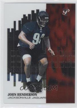 2002 Topps Pristine - [Base] #109 - John Henderson /999