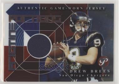 2002 Topps Pristine - Portions #PPR-DB - Drew Brees