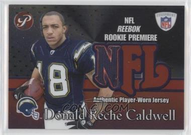 2002 Topps Pristine - Rookie Premiere Relics #RPR-DC - Donald Reche Caldwell