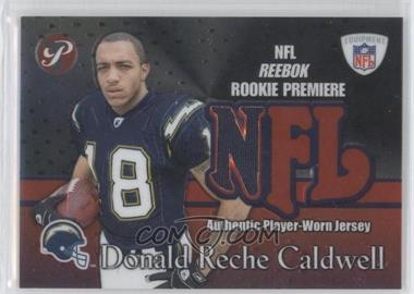 2002 Topps Pristine - Rookie Premiere Relics #RPR-DC - Donald Reche Caldwell