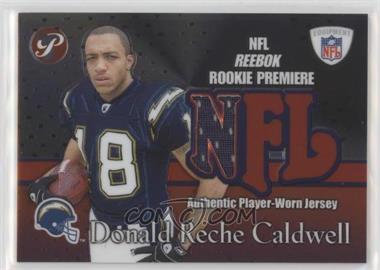 2002 Topps Pristine - Rookie Premiere Relics #RPR-DC - Donald Reche Caldwell