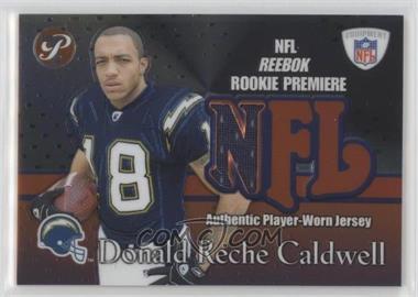 2002 Topps Pristine - Rookie Premiere Relics #RPR-DC - Donald Reche Caldwell