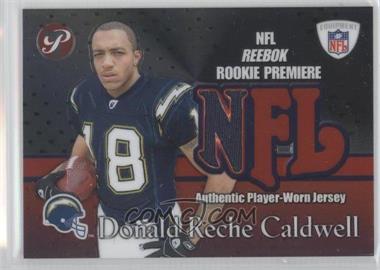 2002 Topps Pristine - Rookie Premiere Relics #RPR-DC - Donald Reche Caldwell