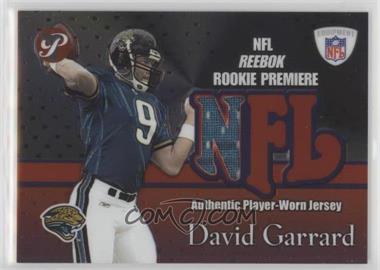 2002 Topps Pristine - Rookie Premiere Relics #RPR-DG - David Garrard