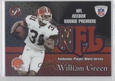 2002 Topps Pristine - Rookie Premiere Relics #RPR-WG - William Green