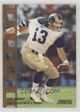 2002 Topps Stadium Club - [Base] - Bronze Photographer Proof #100 - Kurt Warner /199