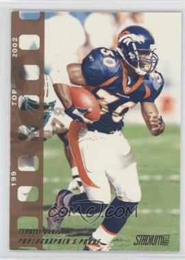 2002 Topps Stadium Club - [Base] - Bronze Photographer Proof #83 - Terrell Davis /199