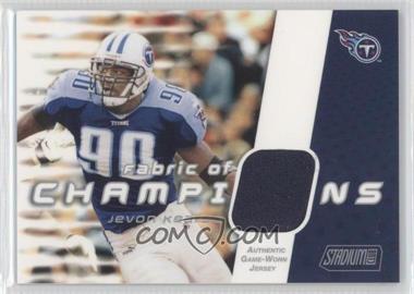 2002 Topps Stadium Club - Fabric of Champions #FC-JK - Jevon Kearse /1499