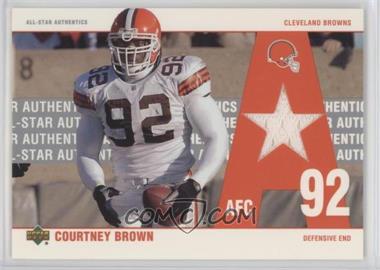 2002 UD Authentics - All-Star Authentics #AA-CB - Courtney Brown