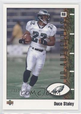 2002 UD Authentics - [Base] - Gold #66 - Duce Staley /25