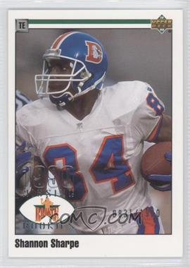 2002 UD Authentics - [Base] #148 - Shannon Sharpe /1990