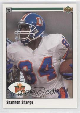 2002 UD Authentics - [Base] #148 - Shannon Sharpe /1990