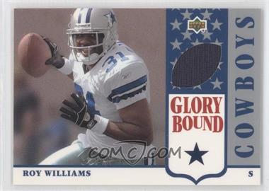 2002 UD Authentics - Glory Bound Jerseys #GBJ-RW - Roy Williams
