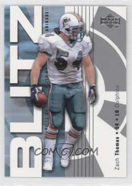 2002 Upper Deck - Blitz Brigade #BB-4 - Zach Thomas