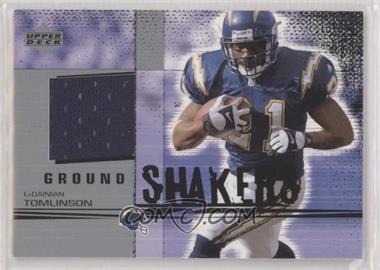 2002 Upper Deck - Ground Shakers Jerseys #GS-LT - LaDainian Tomlinson