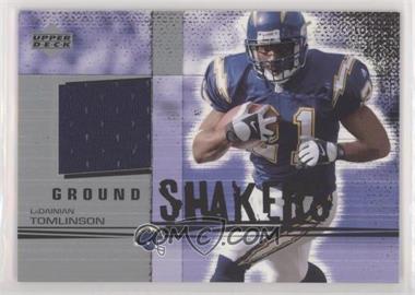 2002 Upper Deck - Ground Shakers Jerseys #GS-LT - LaDainian Tomlinson