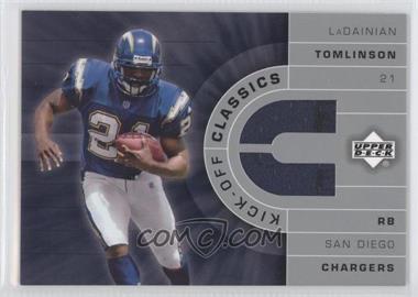 2002 Upper Deck - Kick-Off Classics Jerseys #KO-LT - LaDainian Tomlinson