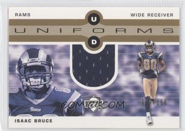 2002 Upper Deck - UD Uniforms - Gold #UDU-IB - Isaac Bruce /150