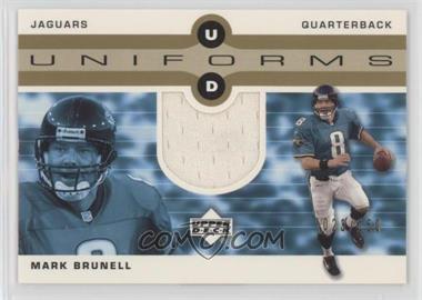 2002 Upper Deck - UD Uniforms - Gold #UDU-MB - Mark Brunell /150