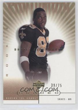 2002 Upper Deck Graded - [Base] - Gold #136 - Making the Grade - Donte Stallworth /75