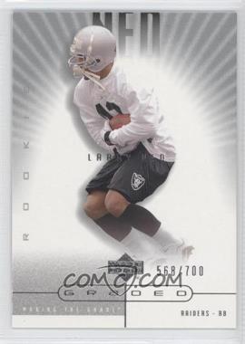 2002 Upper Deck Graded - [Base] #110 - Making the Grade - Larry Ned /700