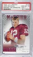 Making the Grade - Josh McCown [PSA 10 GEM MT] #/700