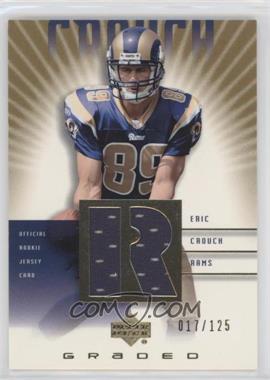 2002 Upper Deck Graded - Rookie Game Jerseys - Gold #EC-500 - Eric Crouch /125