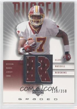 2002 Upper Deck Graded - Rookie Game Jerseys #CR-500 - Cliff Russell /350