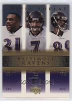 Triple Threat - Jamal Lewis, Chris Redman, Travis Taylor #/25