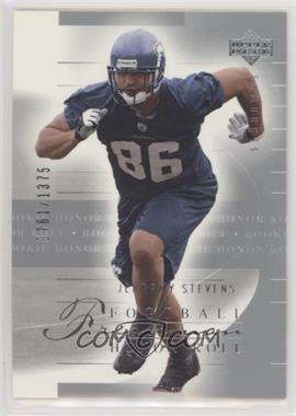 2002 Upper Deck Honor Roll - [Base] #133 - Jerramy Stevens /1375