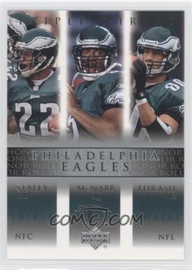 2002 Upper Deck Honor Roll - [Base] #82 - Triple Threat - Duce Staley, Donovan McNabb, James Thrash